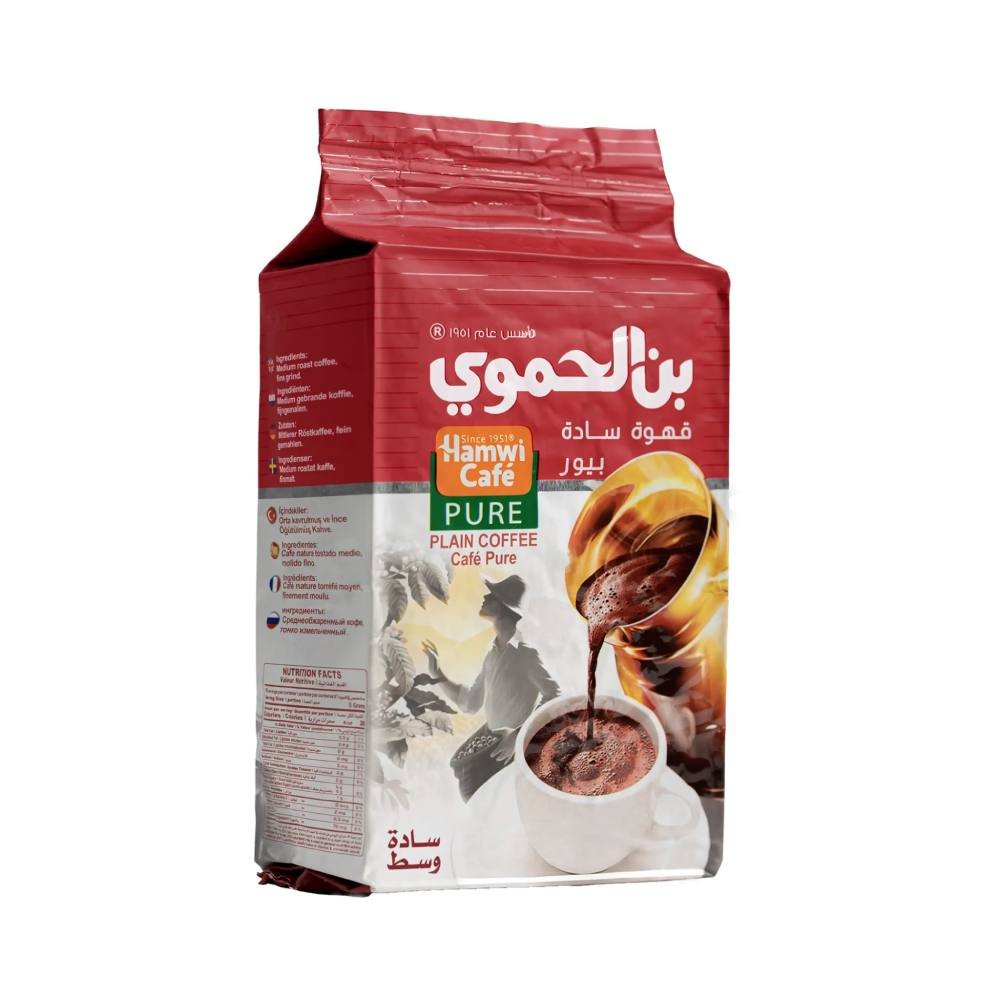 بن الحموي, قهوة تركية, بن وسط سادة, 180 جرام, مزيج من حبوب الروبوستا و الأرابيكا من أفضل حقول القهوة بالعالم